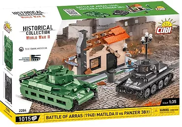 Klocki Bitwa pod Arras 1940 Matilda II kontra Panzer 38(t)