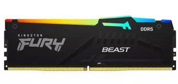 Pamięć DDR5 Fury Beast RGB 64GB(4*16GB)/5600 CL40 czarna