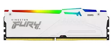 Pamięć DDR5 Fury Beast RGB 128GB(4*32GB)/5200 CL40 biała