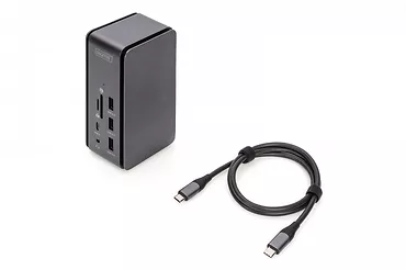 Stacja dokująca USB 4.0 Typ C, 14-portów 8K 30Hz HDMI, DP 1.4, PD 3.0, SD microSD, RJ45