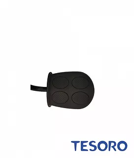 Rowerek trójkołowy  pompowane koła/wolne koło BT-10 Biała rama - niebieski