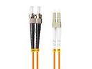 Patchcord światłowodowy MM ST/UPC-LC/UPC DUPLEX 3.0MM OM2 50/125 LSZH 1m pomarańczowy