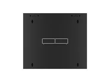 Szafa instalacyjna rack wisząca 19 9U 600 czarna drzwi szklane złóżona