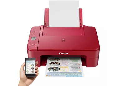 Urządzenie wielofunkcyjne Canon PIXMA TS3352, czerwona