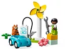 LEGO DUPLO 10985 Turbina wiatrowa i samochód elektryczny
