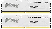 Pamięć DDR5 Fury Beast 32GB(2*16GB)/6000 CL40 biała