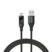 Kabel USB - Lightning z wyświetlaczem, 12W, 1m, CL-173