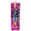 Lalka Barbie Ken Fashionistas blondyn bluza fioletowa