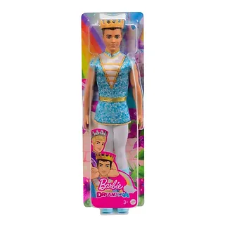Lalka Barbie Królewski Ken Brunet
