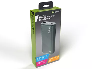 Powerbank Kori 20000mAh QC3.0-PD20W GR zielony