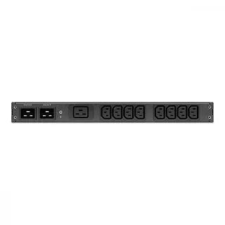 Przełącznik źródeł zasilania AP4423A Rack ATS, 230V, 16A, wejście C20, wyjścia 8x C13, 1x C19