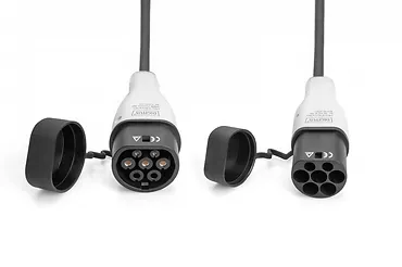 Kabel do ładowania pojazdów elektrycznych, Typ2-Typ2, trójfazowy 415V, 16A, 7.5m