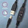 ADR-210B USB 2.0 A-M -> B-M Aktywny kabel połączeniowy/wzmacniacz 10m