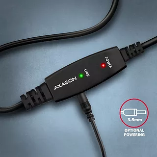 ADR-210B USB 2.0 A-M -> B-M Aktywny kabel połączeniowy/wzmacniacz 10m