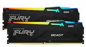 Pamięć DDR5 Fury Beast Black RGB  16GB(2* 8GB)/5200  CL36 EXPO