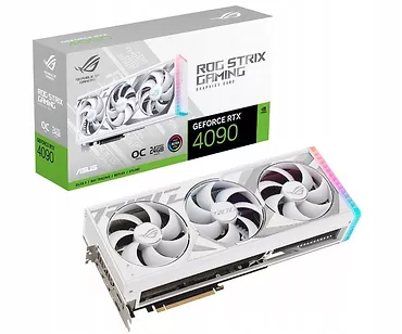 Karta graficzna GeForce RTX 4090 ROG STRIX WHITE OC 24GB GDDR6X 384bit