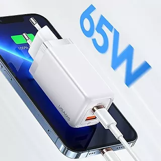 Ładowarka sieciowa T47 USB/ USB-C 65W PD Fast