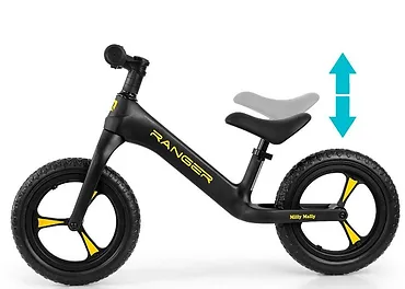 Rowerek Biegowy Ranger Black czarny