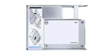 Dysk 480GB SSD SATA Read Intensive ISE 6Gbps 512e 2.5in w/3.5in Brkt Cabled, CUS Kit