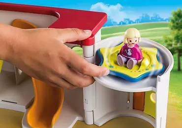 Zestaw z figurkami 1.2.3 70399 Przenośne przedszkole