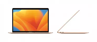 MacBook Air 13,3 cali: M1 8/7, 16GB, 256GB, US - Złoty - MGND3ZE/A/R1/US