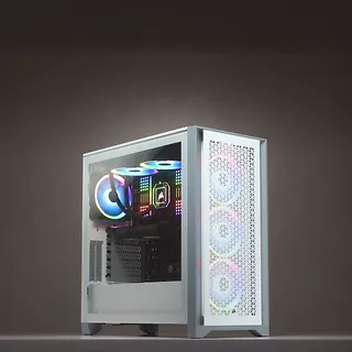 Obudowa 4000D Airflow TG biała Mid Tower ATX