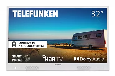 Telewizor 32 cale LED 32HGP7450W, wbudowany akumulator