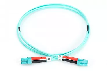 Patch cord światłowodowy FO LC-LC MM 50/125 OM3 duplex LSOH 10m