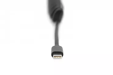 Kabel USB 2.0 spiralny USB C/Lightning, PD 20W, MFI, max. 1m Czarny