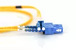 Patchcord światłowodowy FO LC-SC SM 9/125 duplex LSOH 1m