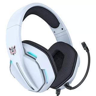 Słuchawki gamingowe X27 RGB białe (przewodowe)