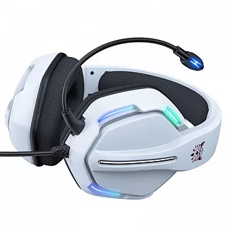 Słuchawki gamingowe X27 RGB białe (przewodowe)
