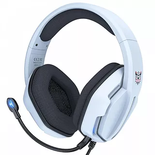 Słuchawki gamingowe X27 RGB białe (przewodowe)
