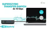 Stacja dokująca USB-C HDMI Dual DP Docking Station Power Delivery 100 W