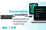 Stacja dokująca USB-C HDMI Dual DP Docking Station Power Delivery 100 W