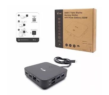 Stacja dokująca USB-C HDMI Dual DP Docking Station Power Delivery 100 W