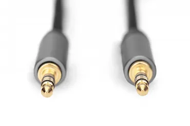 Kabel połączeniowy audio MiniJack Stereo Typ 3.5mm/3.5mm M/M nylon 1,8m