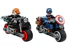 LEGO Super Heroes 76260 Motocykle Czarnej Wdowy i Kapitana Ameryki