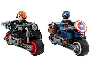 LEGO Super Heroes 76260 Motocykle Czarnej Wdowy i Kapitana Ameryki