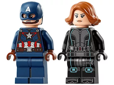 LEGO Super Heroes 76260 Motocykle Czarnej Wdowy i Kapitana Ameryki