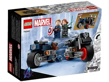 LEGO Super Heroes 76260 Motocykle Czarnej Wdowy i Kapitana Ameryki