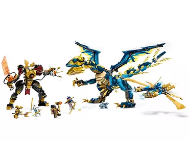 LEGO Ninjago 71796 Smok żywiołu kontra mech cesarzowej