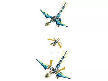 LEGO Ninjago 71796 Smok żywiołu kontra mech cesarzowej