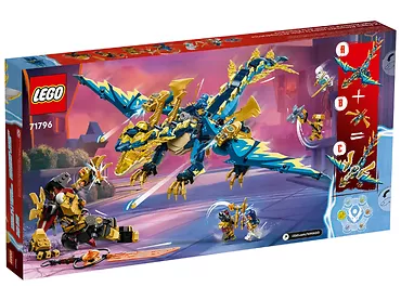 LEGO Ninjago 71796 Smok żywiołu kontra mech cesarzowej
