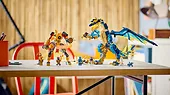LEGO Ninjago 71796 Smok żywiołu kontra mech cesarzowej