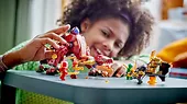 LEGO Ninjago 71793 Lawowy smok zmieniający się w falę ognia