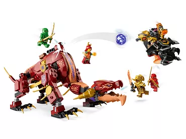 LEGO Ninjago 71793 Lawowy smok zmieniający się w falę ognia