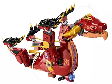 LEGO Ninjago 71793 Lawowy smok zmieniający się w falę ognia