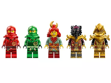 LEGO Ninjago 71793 Lawowy smok zmieniający się w falę ognia
