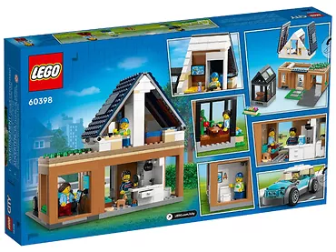 LEGO City 60398 Domek rodzinny i samochód elektryczny